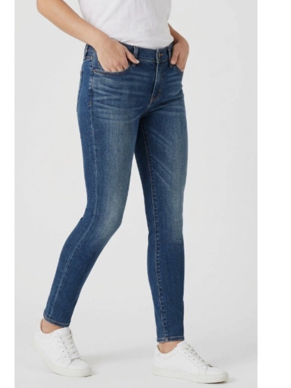 Lucky Brand Lolita ankle skinny Jeans size 8 / 29 blue mid rise NEW